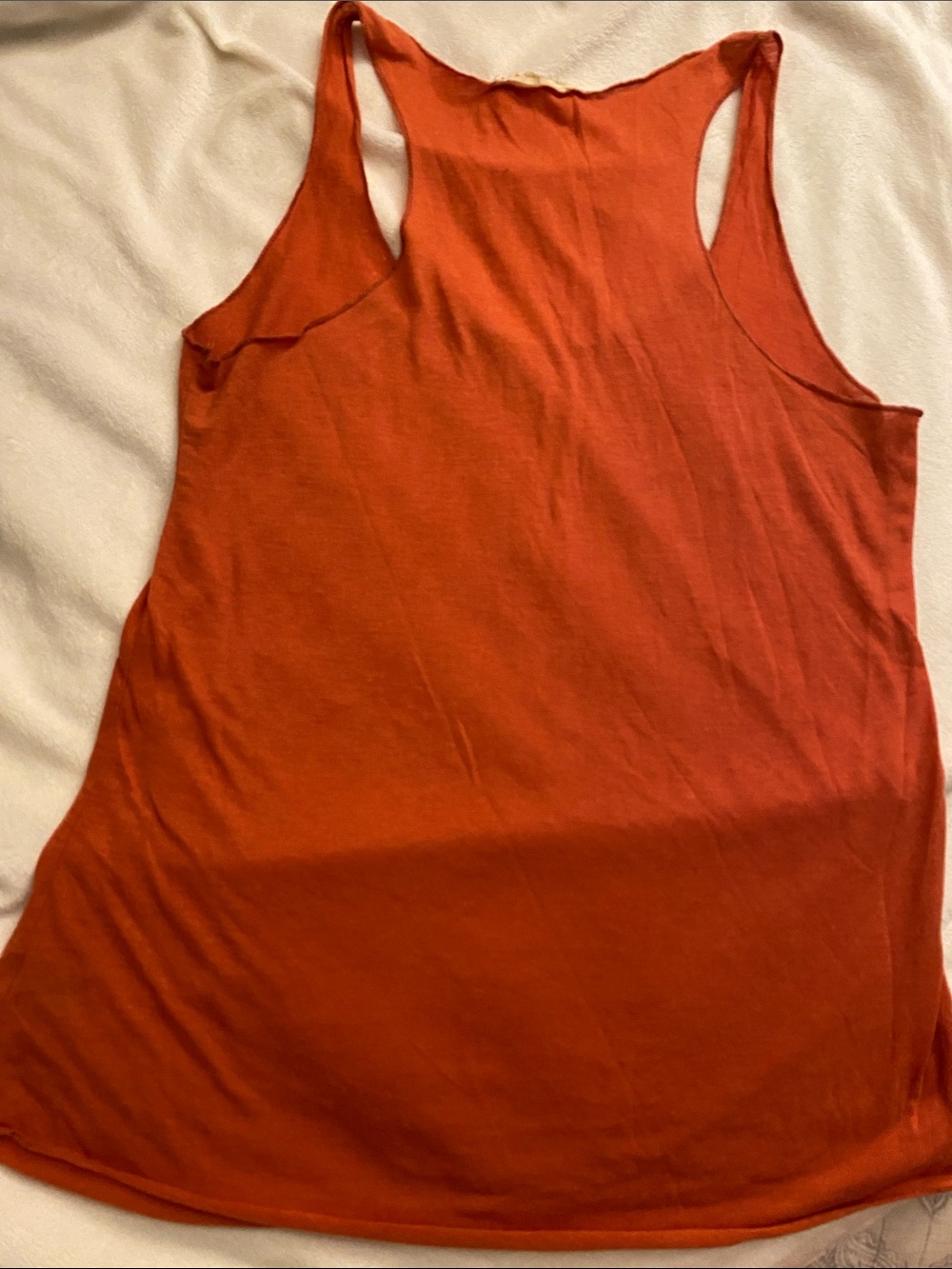 Alternative Rust Orange Racerback Tank Top - Picture 2 of 5